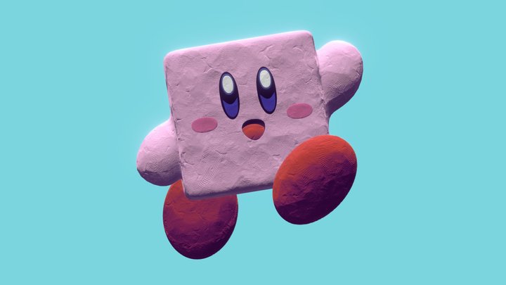 April Fools Day Kirby 3D Model