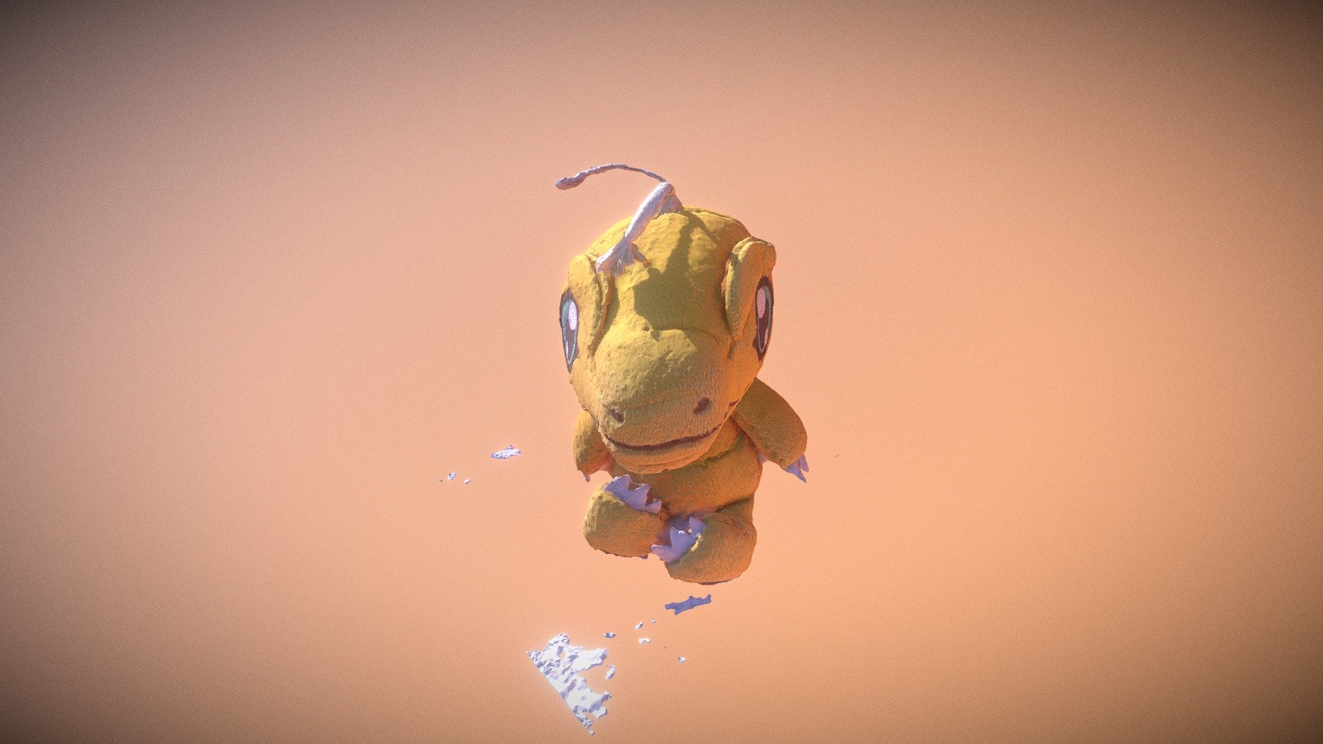 Agumon Peluche — Sketchfab embed 3D viewer