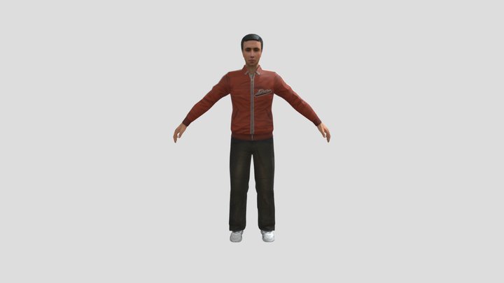 Indian theft auto chacha charector model 3D Model