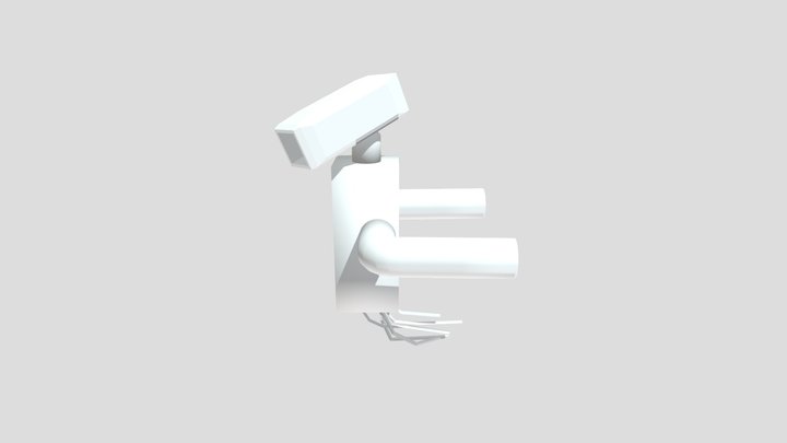 Camera And Street Light 3D Model