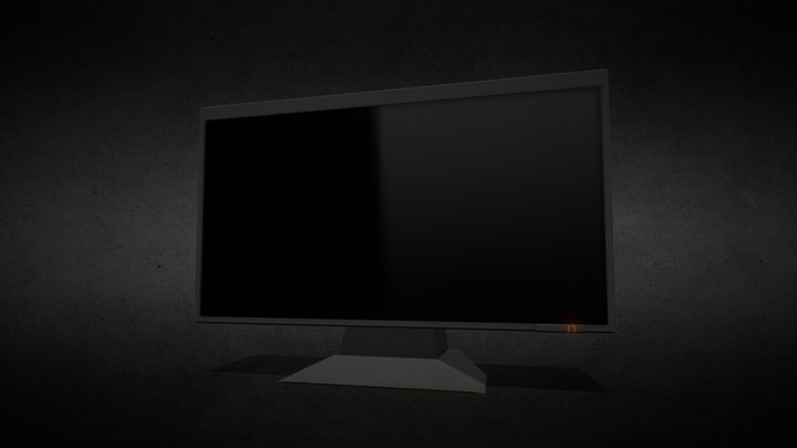 Moniter HD 3D Model
