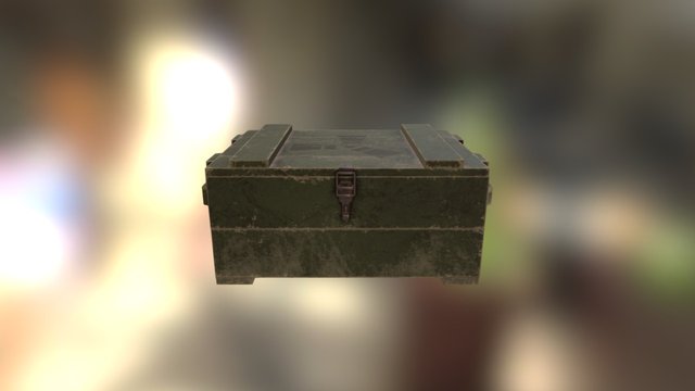 Rust Crate 3D Model