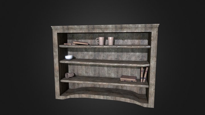 Cheap Old Shelf – Kostenloses 3D-Modell STL