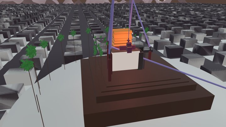 20th Century Fox 2009 Logo Remake V7 3D Model