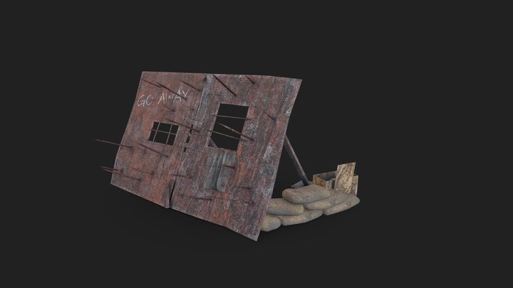 Survival Shield 3D Model