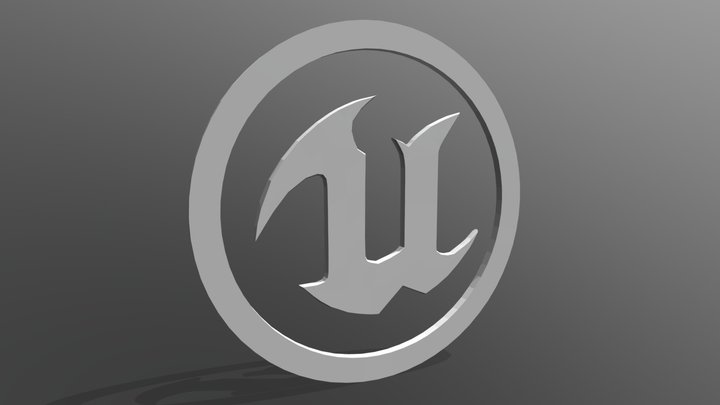Unreal Engine Logo 3D Model