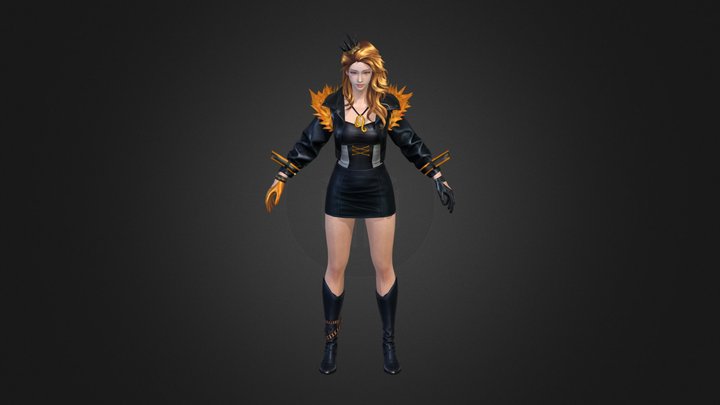 #20 BooyahPass - MajesticRoar female by Prazs 3D Model