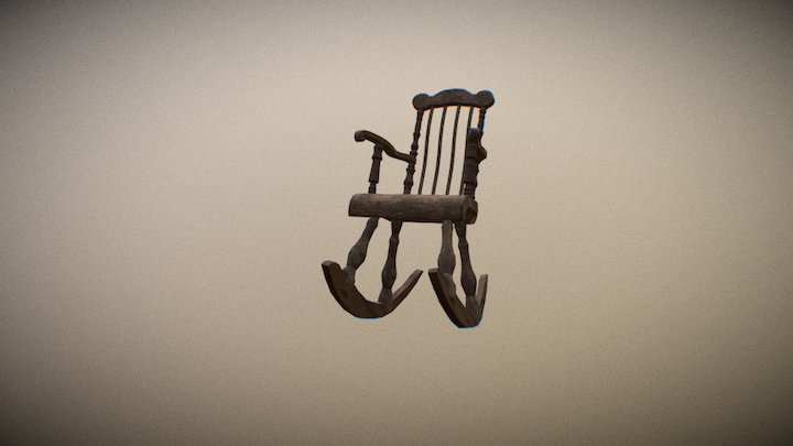 Horror Chair 3D Model