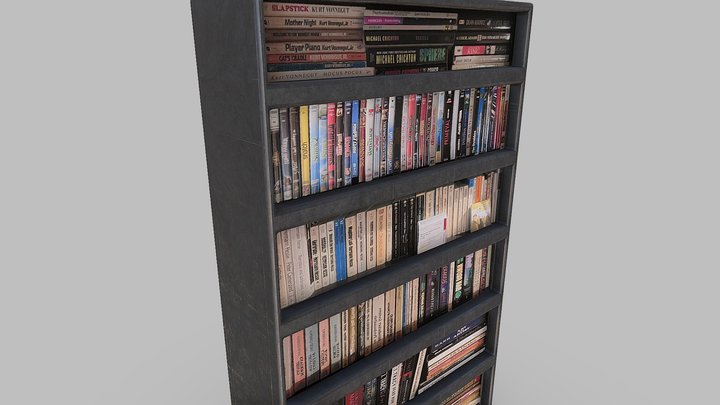 Bookshelf Short LOWPOLY