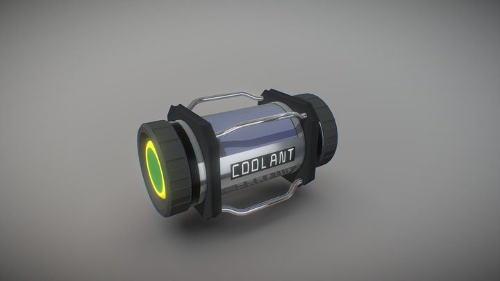 Coolant Canister 3D Model