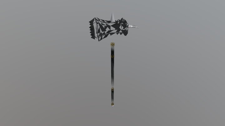 Baratheon Game of Thrones Hammer 3D Model