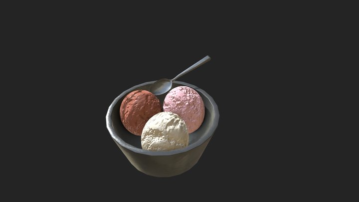 Ice Cream 3D Model