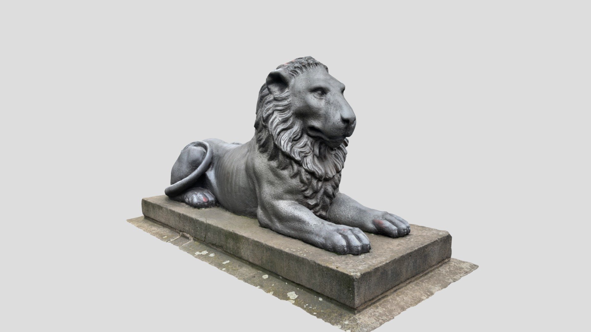 Skulptur - Löwengebäude Halle (Saale) - 3D Scan — Sketchfab embed 3D viewer