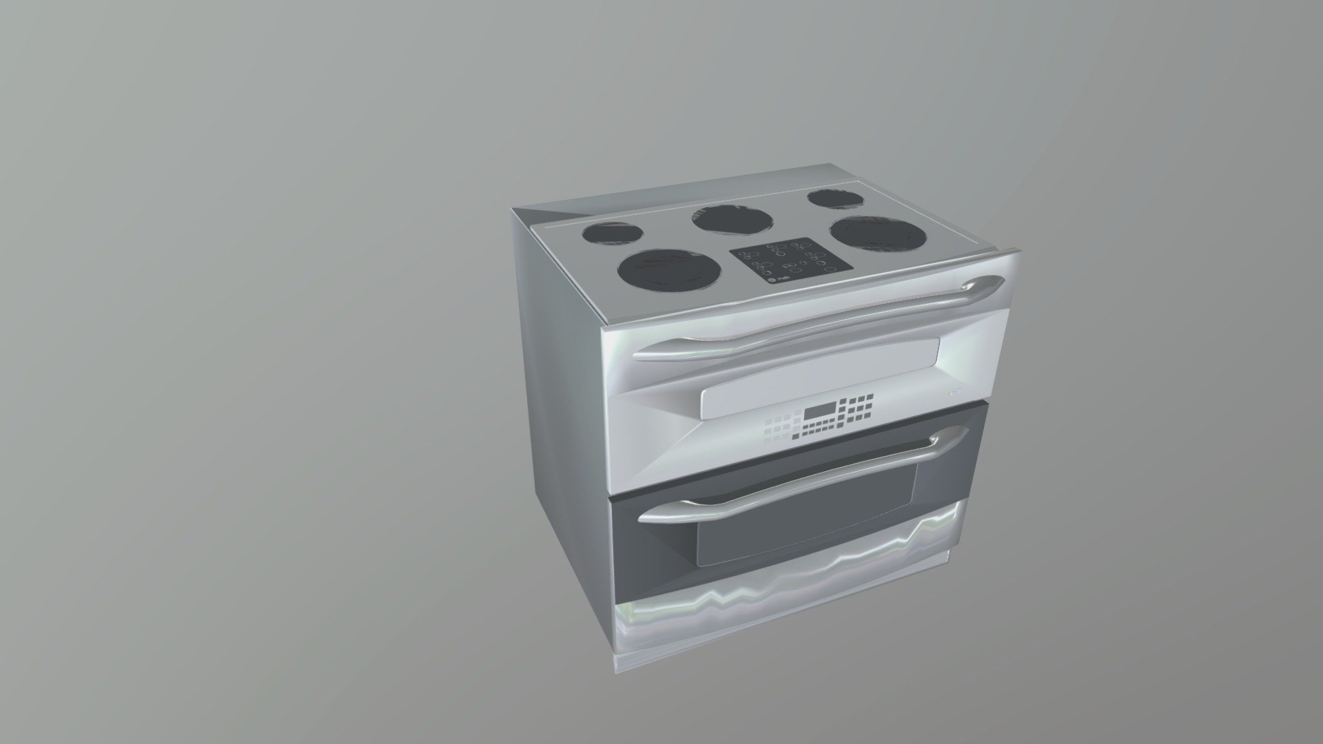 GE Profile Double Oven Electric Range - Download Free 3D model by ...