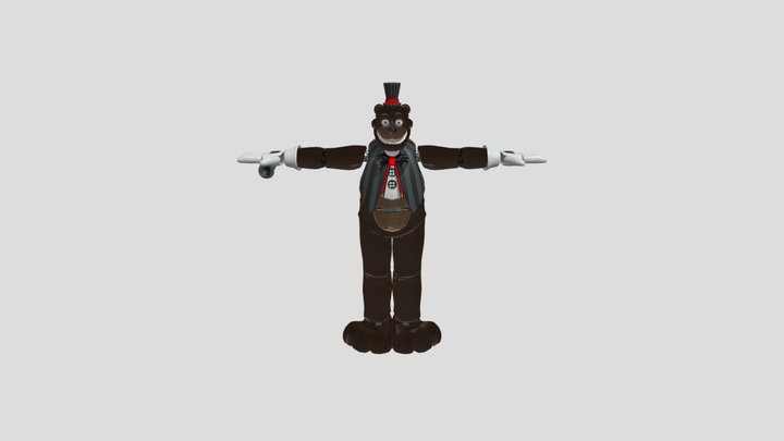 1988_ Freddy Bear_VRC 3D Model