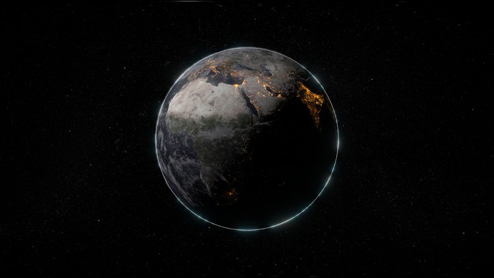 Earth - 16k High Resolution – Modello 3D gratuito STL