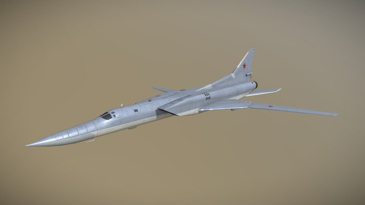 Tu-22M3 3D Model