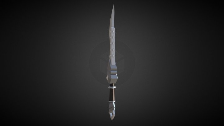 Stylized Sword 3D Model