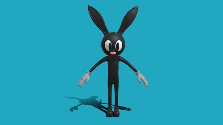 Cartoon-rabbit 3D models - Sketchfab