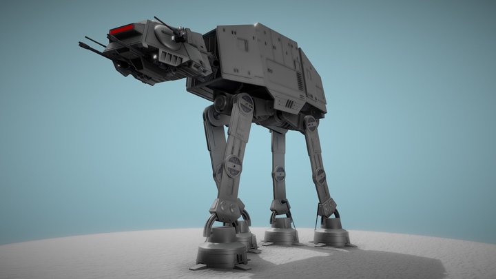 AT-AT Walker - Star Wars 3D Model
