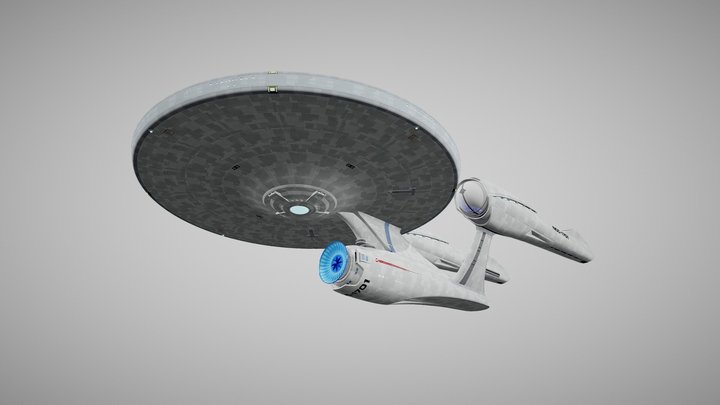 Star Trek Enterprise NCC 1701 3D Model