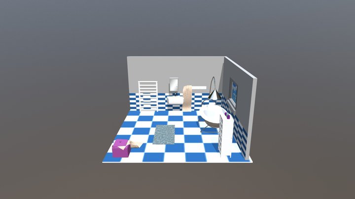 Banheiro Atividade 3D Model