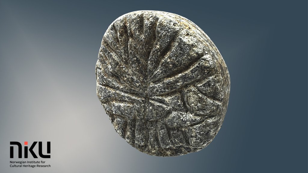 Spillebrikke med runer / Gaming piece with runes