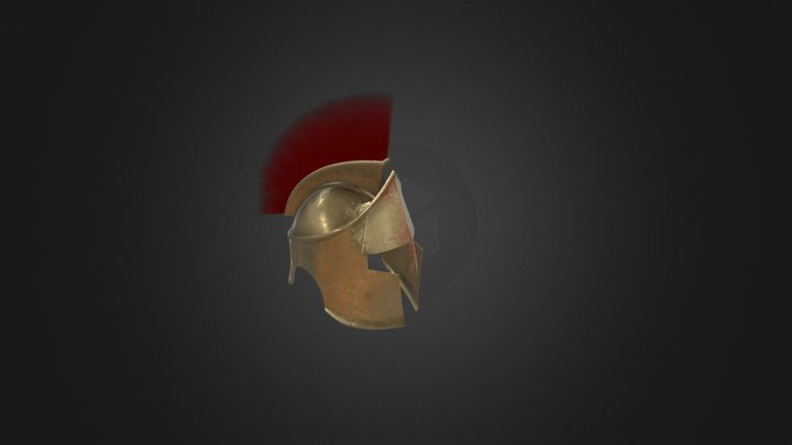 Spartan Helmet 1 3D Model