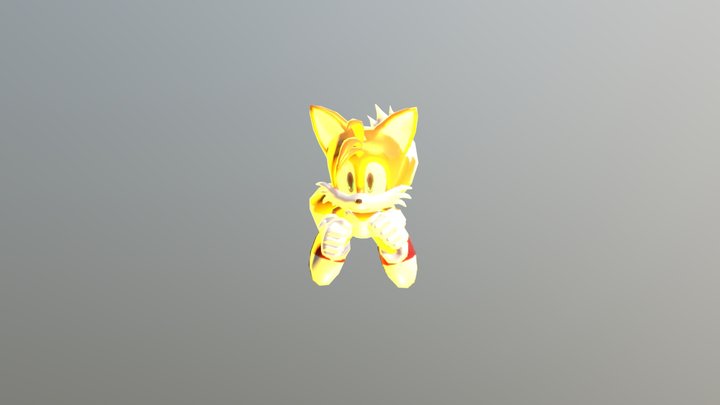 Tails The Fox 3D Model