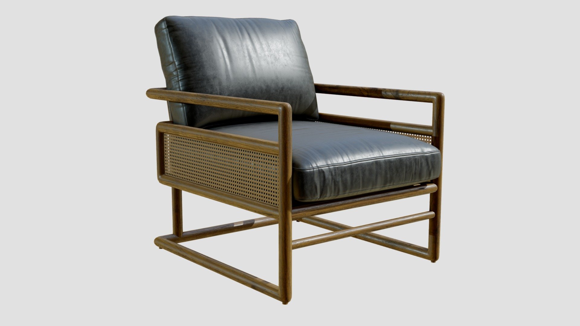 Crate&Barrel Carlin Armchair - Buy Royalty Free 3D model by 3detto ...