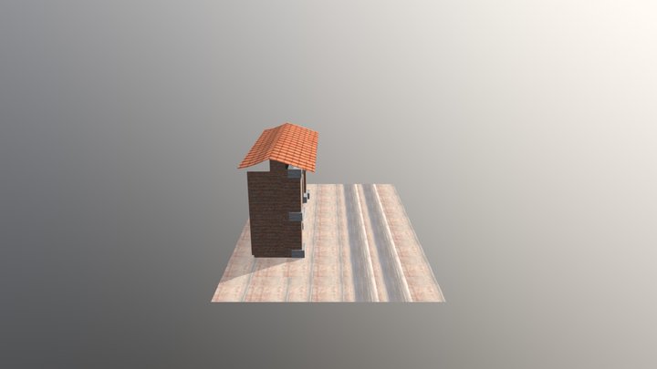 CALLE CON TEXTURA 3D Model