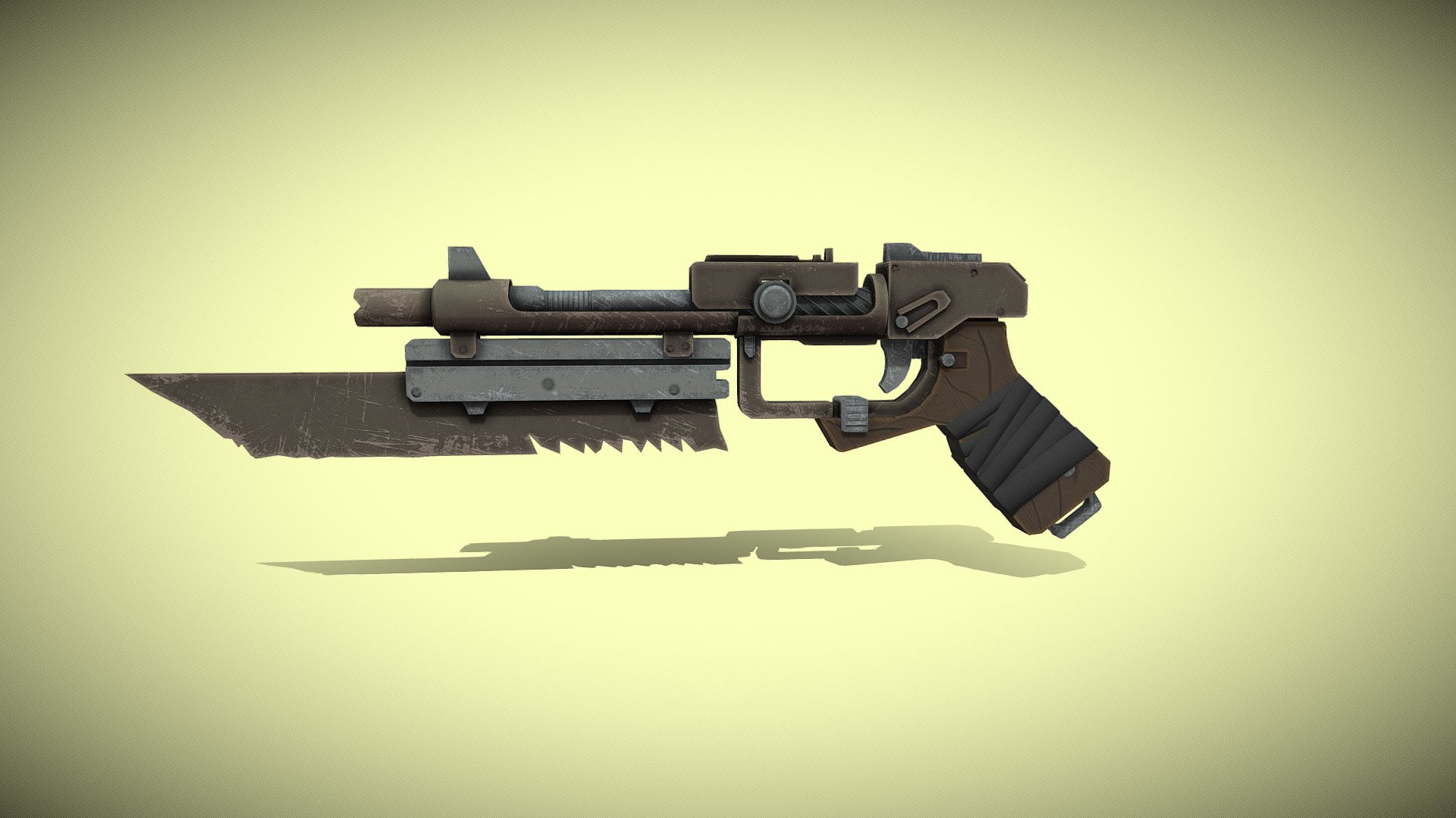 Pistol - Scrap Gun - Download Free 3D model by Thomas_Crozelon [e2f9c0e ...