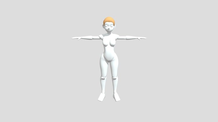 Yuna Kaede_Bloockout 3D Model