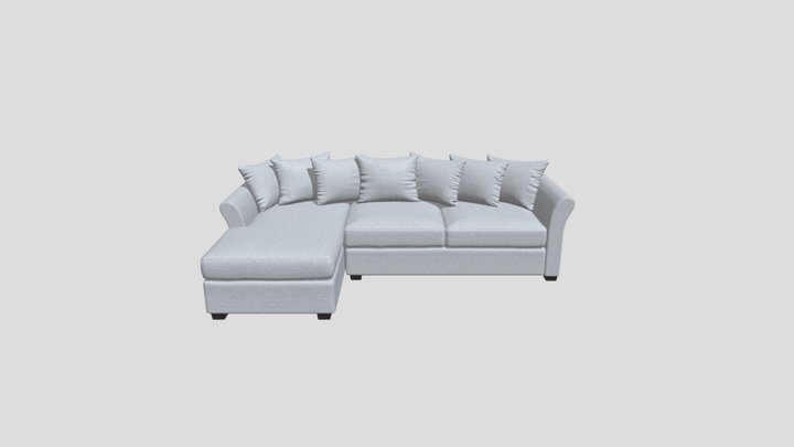 ANGLED SOFA 3D Model