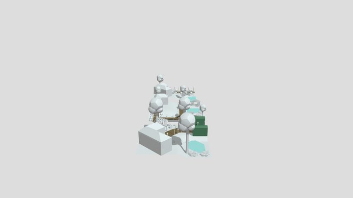 Grandma's House - Blockout 3D Model