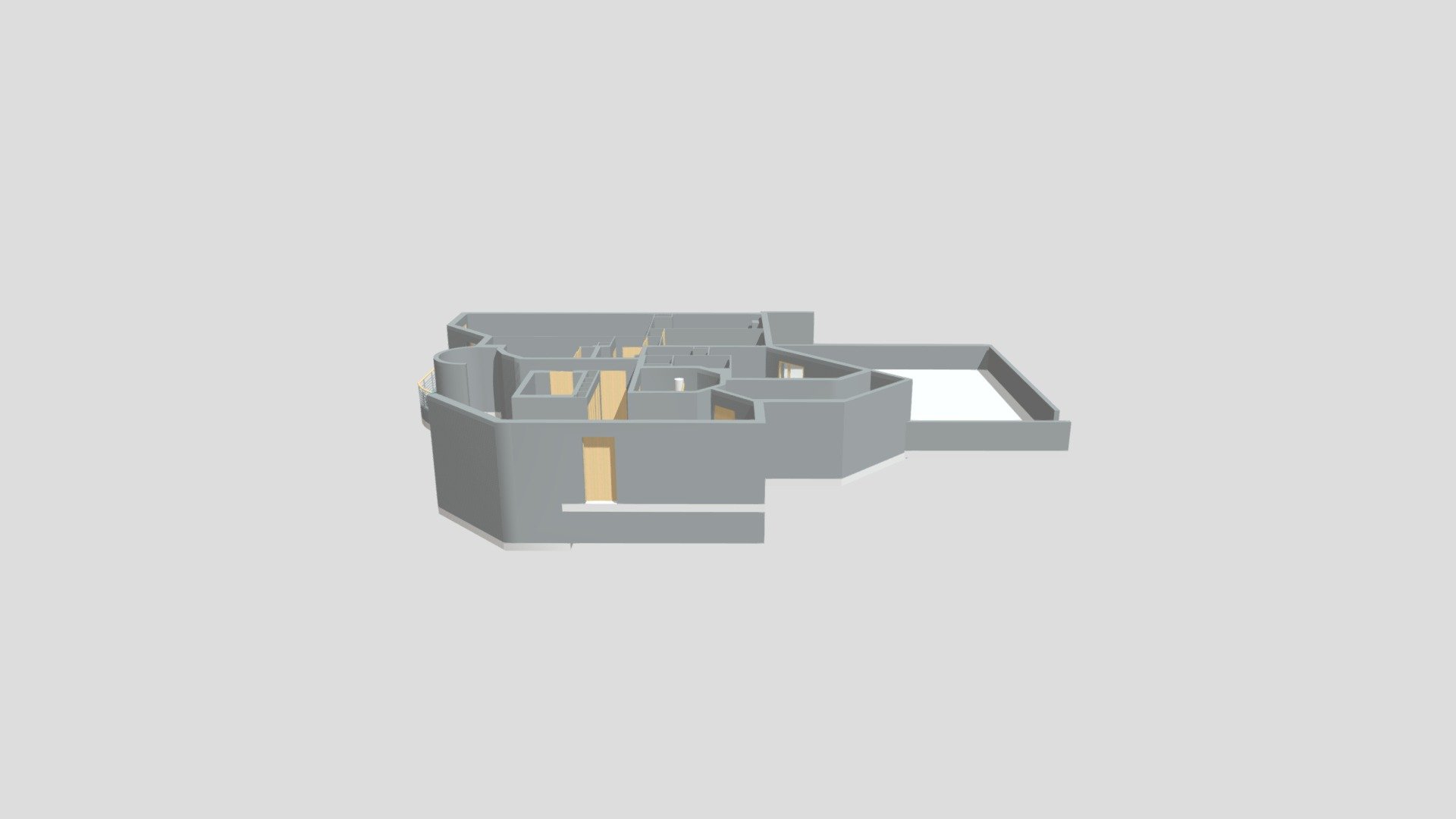 Appartement RDC - 3D model by ALTEA EXPERTS - Géomètre-Expert - LYON ...