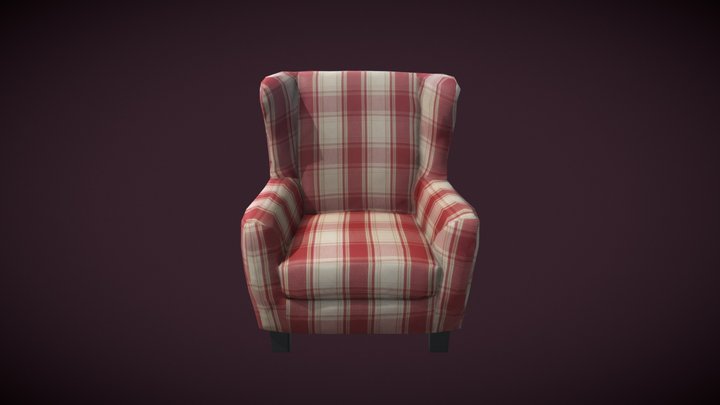 Chair low poly 3D Model