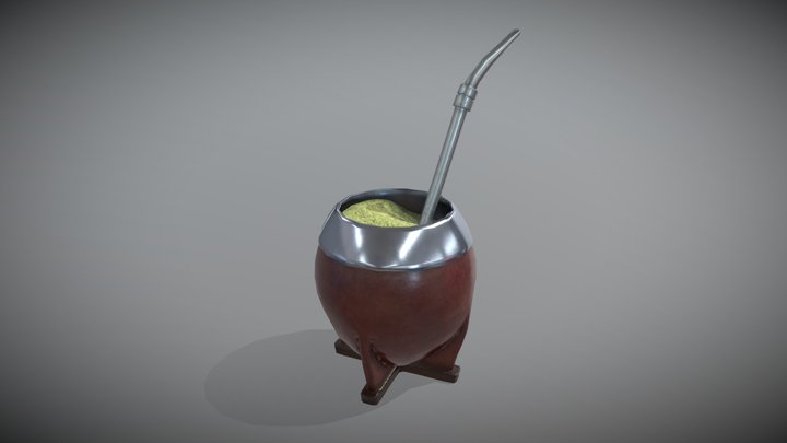 Mate Uruguayo. 3D Model