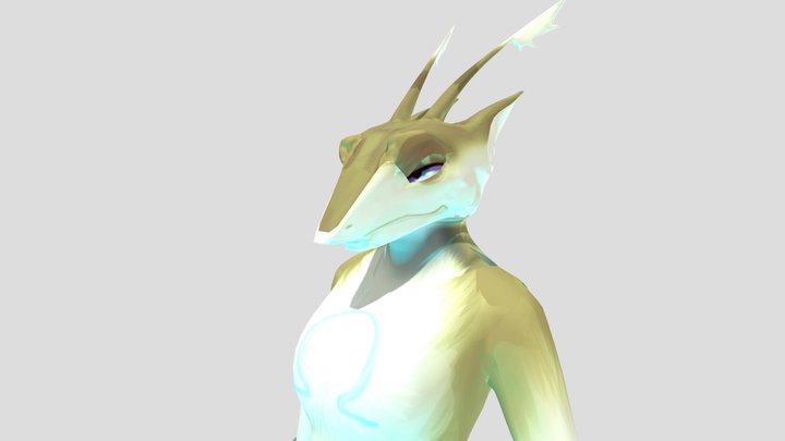 Unrigged Quasar 3D Model