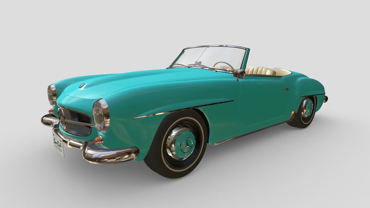 190SL 3D Model