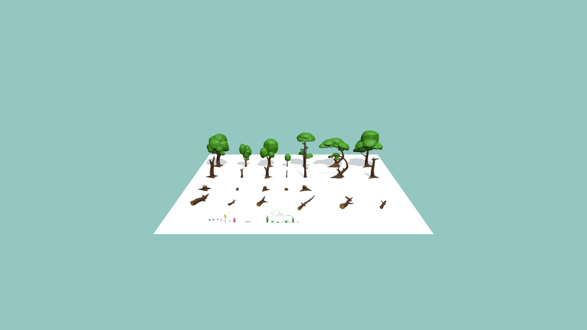 Forest Pack game asset - 3D model by projectnnd [e30050a] - Sketchfab