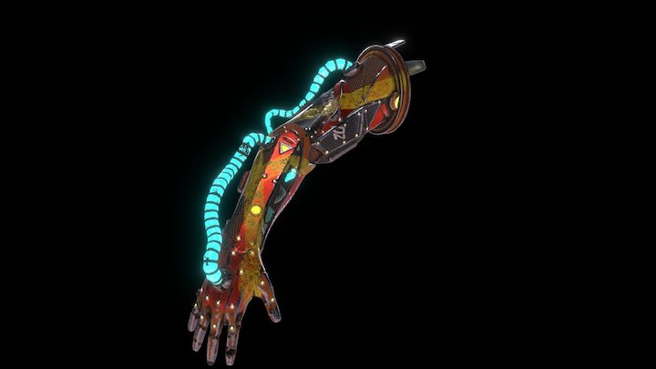 Cyborg ARM 3D Model