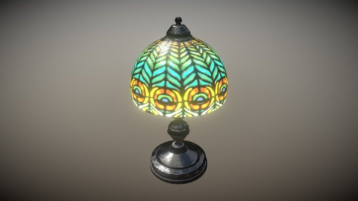 Tiffany lamp 3D Model