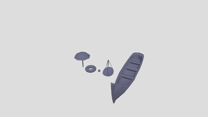 1ANI26_Laseure_Lotte_Unwrap_2MoreDetailedProps 3D Model