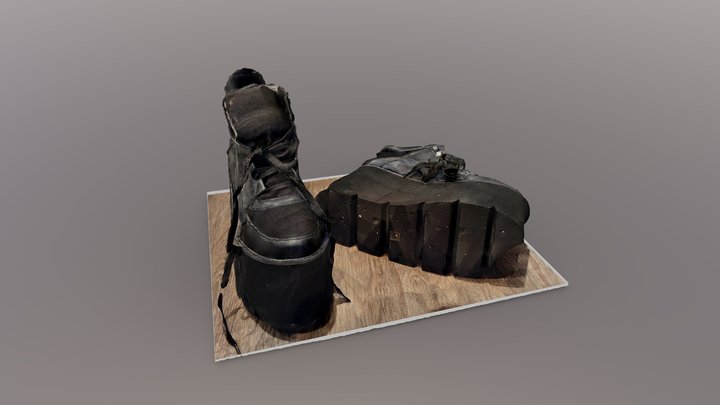 2/22/22 Platform Boots 3D Model