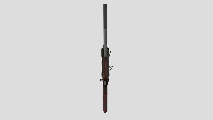 Sniper rifle 3D Model