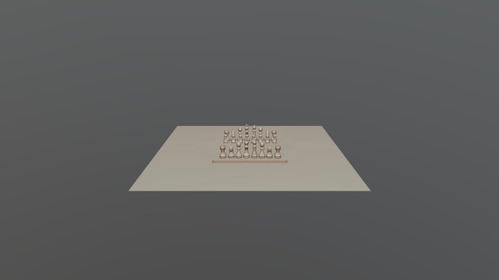 chess animation 3D Model