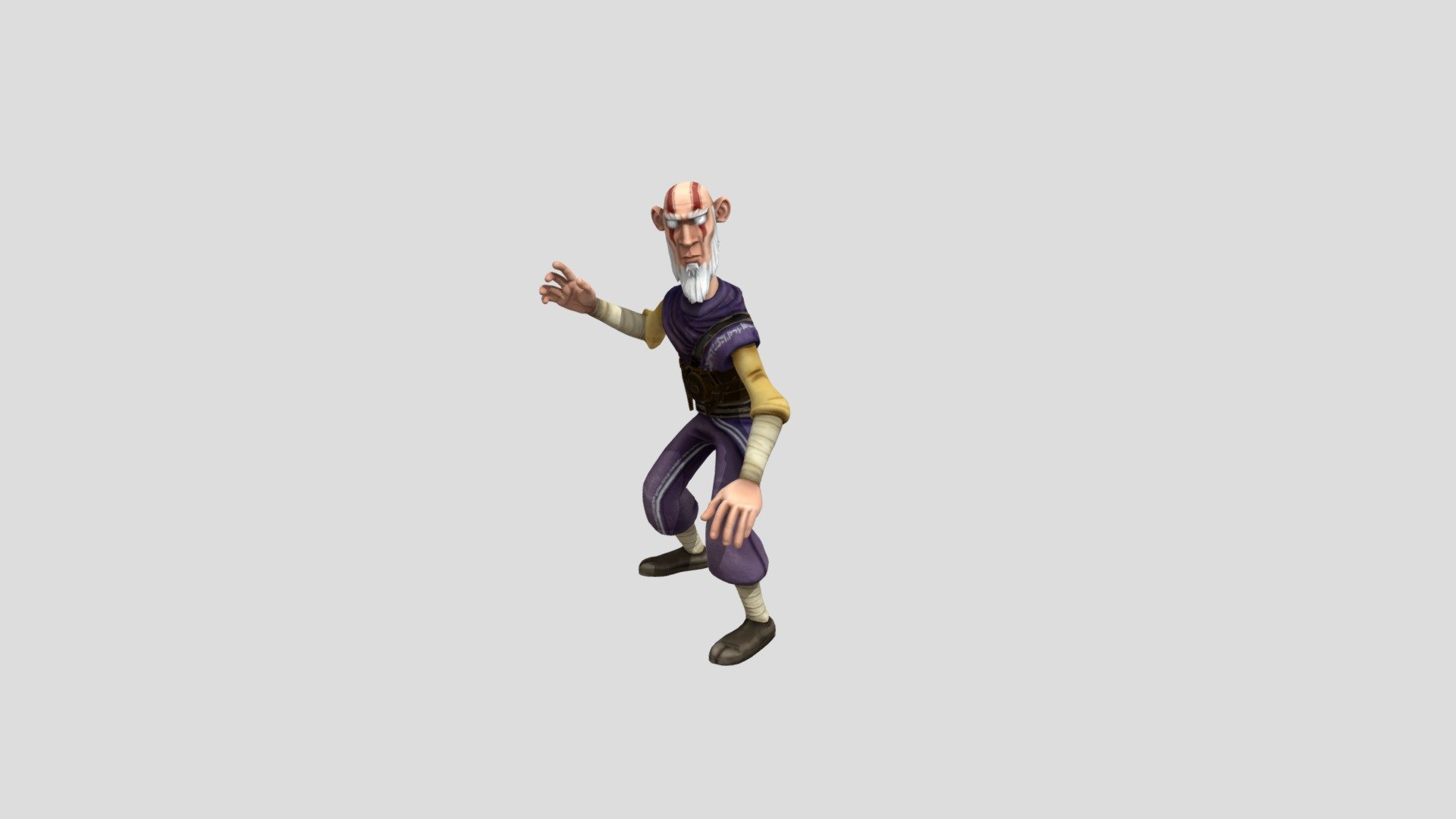 Standing 2H Cast Spell 01