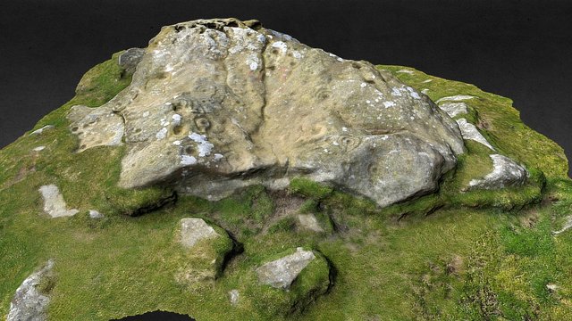 Lordenshaws Main Rock 3D Model