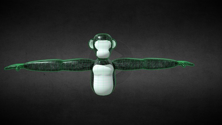 gorilla-tag-type-chimp-player-model 3D Model